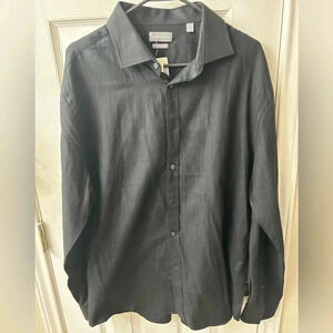 MK Mans Button down Dress‎ Shirt